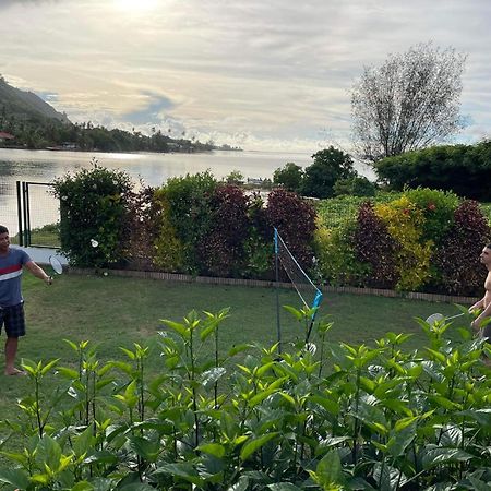 Villa Ho'A - Bord De Mer Avec Piscine Papetoai Exterior foto