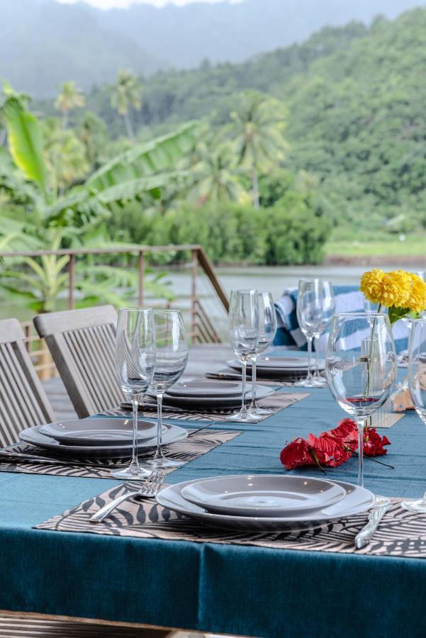 Villa Ho'A - Bord De Mer Avec Piscine Papetoai Exterior foto